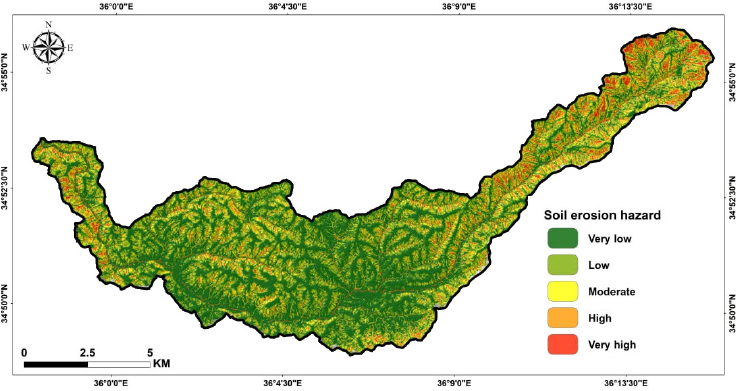 Integrated RUSLE-GIS modeling for enhancing soil erosion management in Ghamima River Basin, Syria