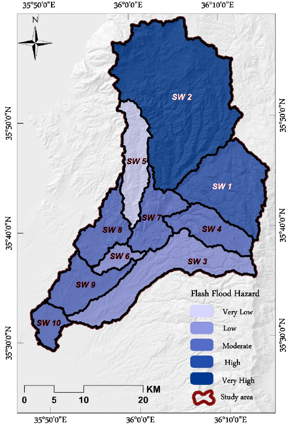 Flash flood prioritization assessment using morphometric analysis in the coastal region of the Eastern Mediterranean