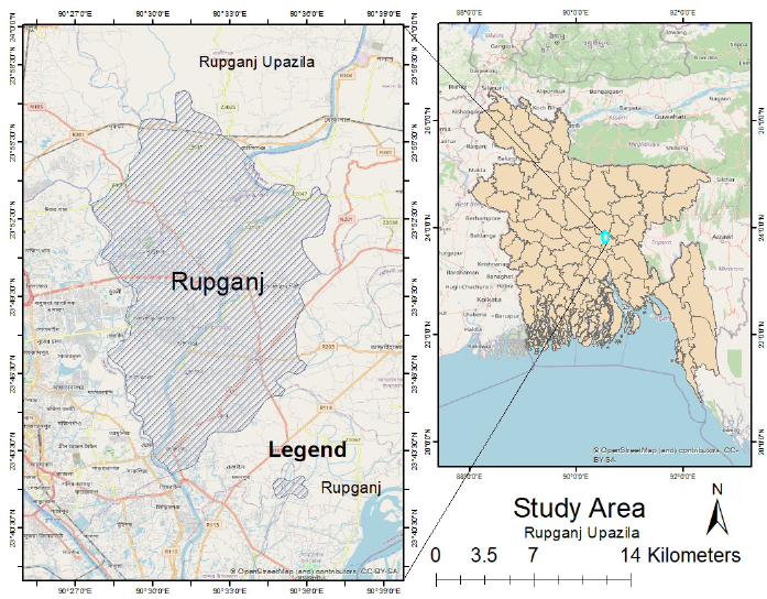Remote sensing-based monitoring of peri-urban landscape dynamics: A case study of Rupganj, Bangladesh