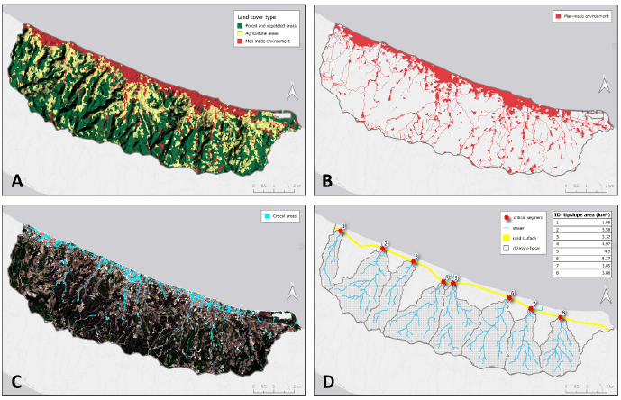 Integrating remote sensing and topographic modeling to identify rainfall-induced water accumulation zones in man-made environment of Kassandra, Greece